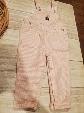 Osh Kosh Striped Pink 18m Overalls